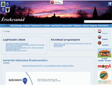 Tablet Screenshot of ersekcsanad.hu